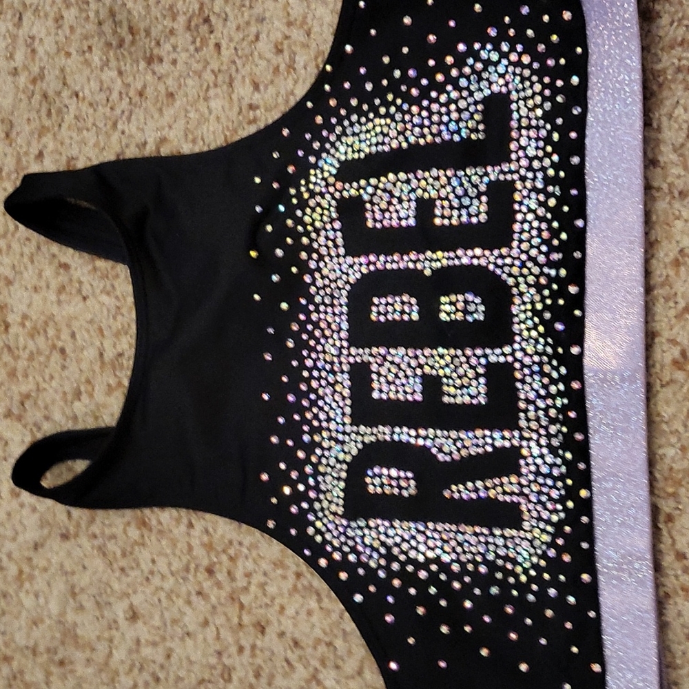 Rebel Athletic Women's Bling Sports Bra Adult Large - AL